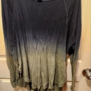 Gradient Long Sleeve Top